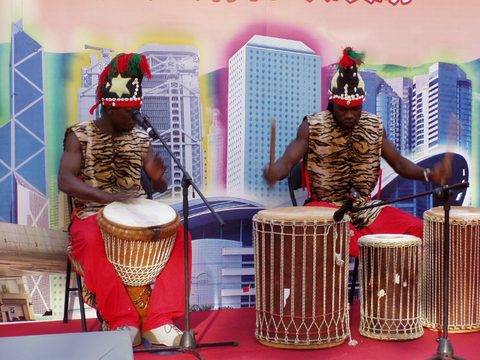 Arrangement of performance - Djembe